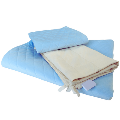 DELUXE rinkinys (pasunkinta antklodė, antklodės užvalkalas, pagalvės užvalkalas)