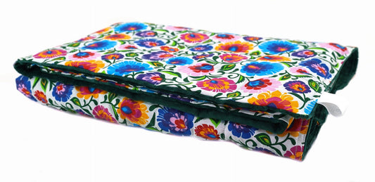 Pasunkinta antklodė - gėlės