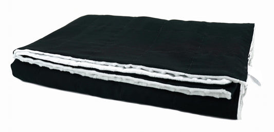 Pasunkinta antklodė - juoda