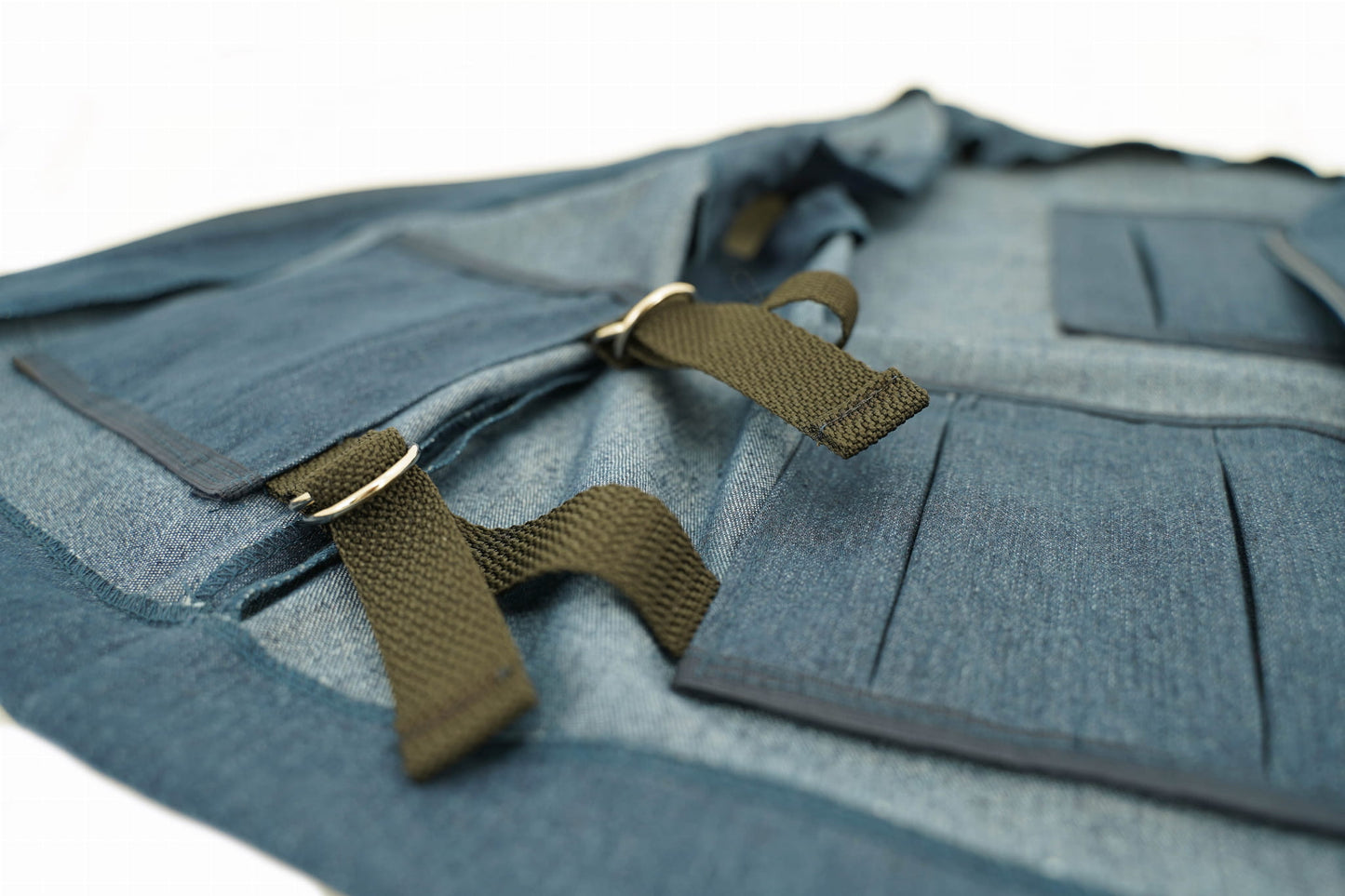 Pasunkinta liemenė DENIM - su užtrauktuku